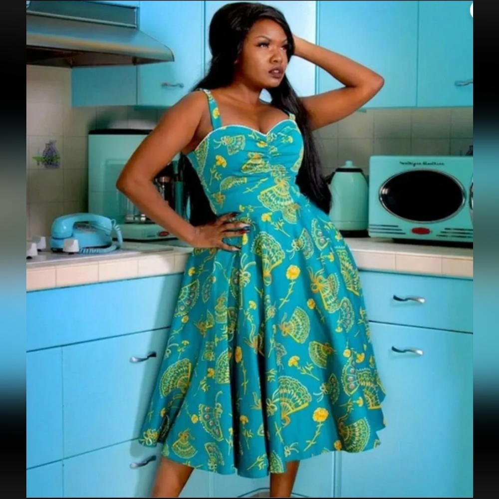Spanish Fans Nancy- Pinup Girl Clothing